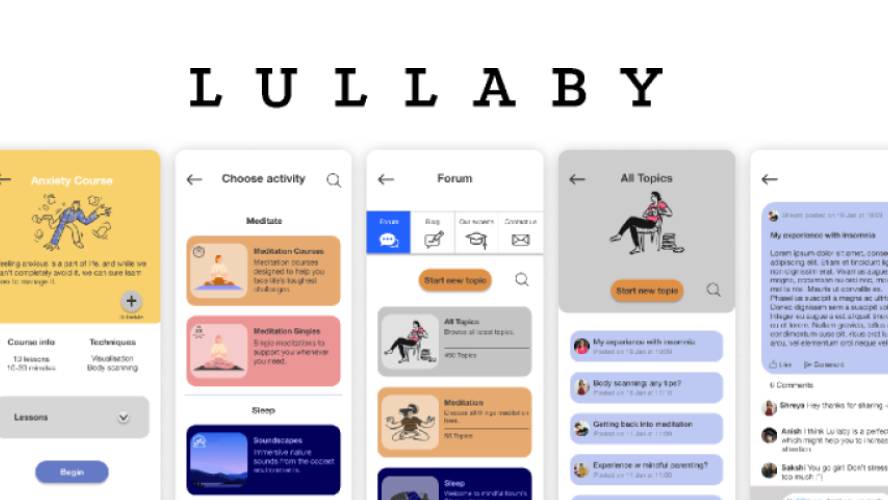 LULLABY - The only wellness app that you need figma