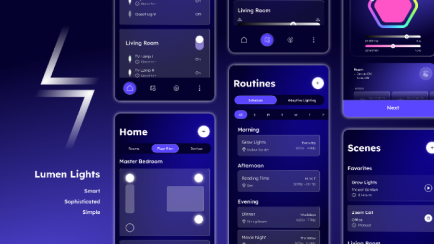 Lumen Lights UI Kit for Figma