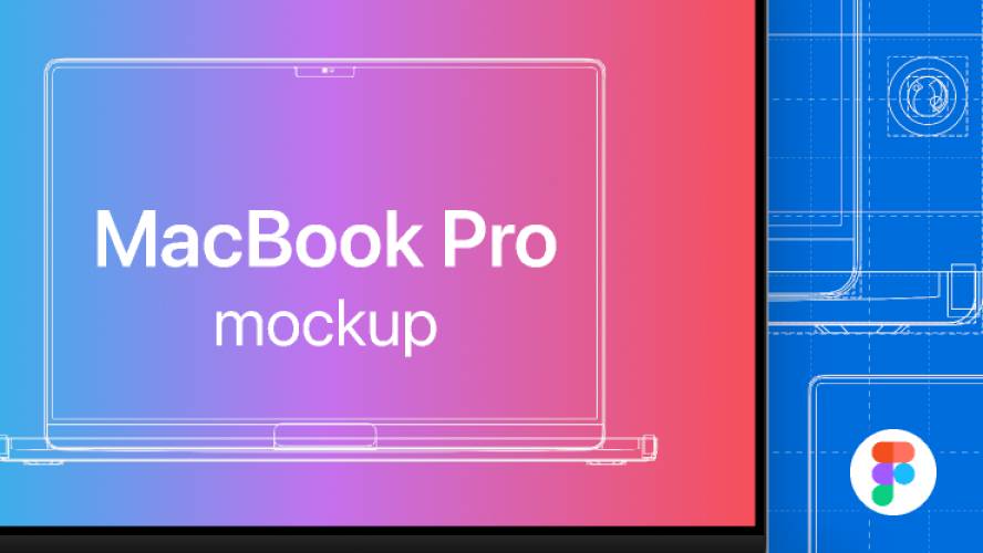 MacBook Pro Mockup Figma Template