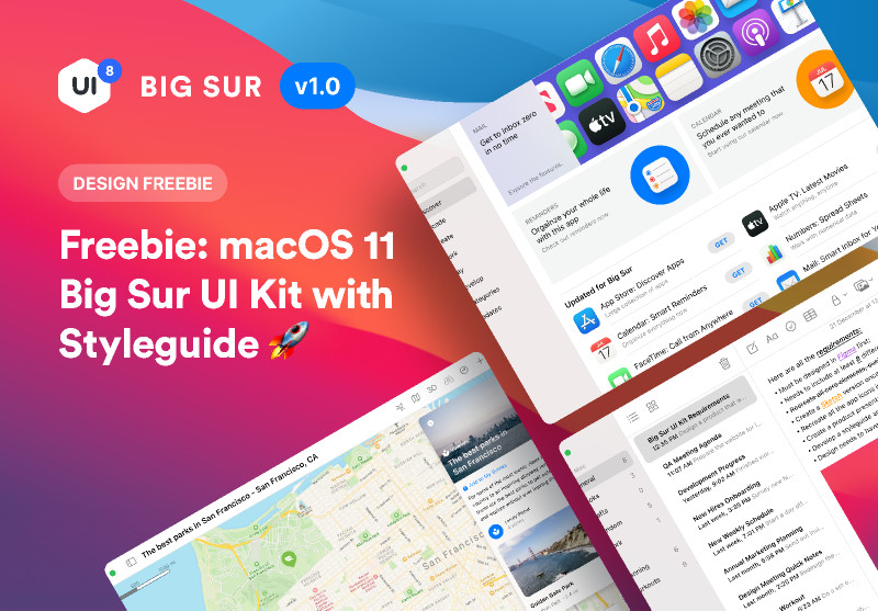 macOS Big Sur UI Kit figma