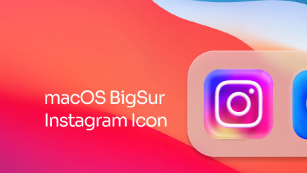 macOS BigSur Inspired Instagram Icon figma