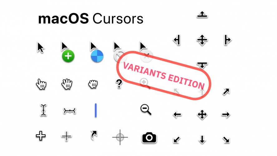 macOS Cursors figma ui kít