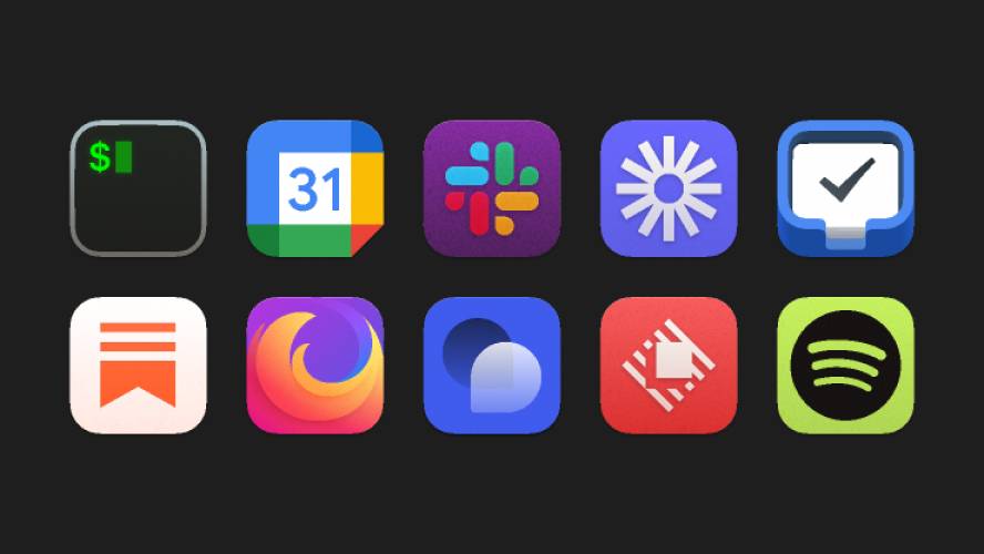 macOS Squircle Icons Figma UI collection