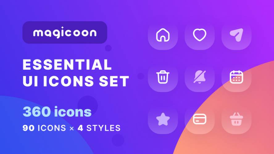 magicoon - Modern Icons Library