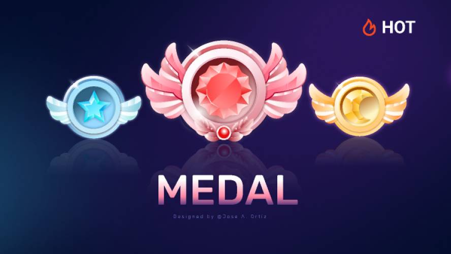 Medal Figma Glass Icon