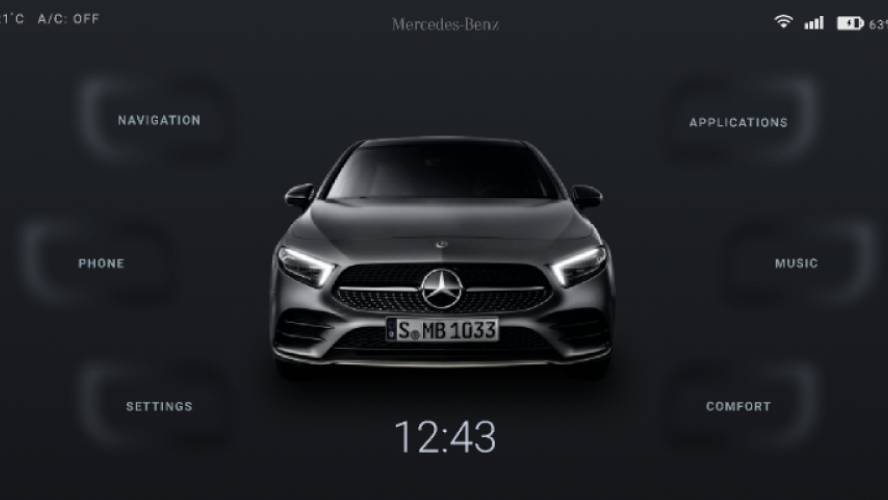 Mercedes Infotainment Concept
