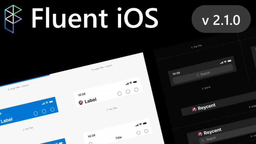 Microsoft Fluent iOS Figma design system