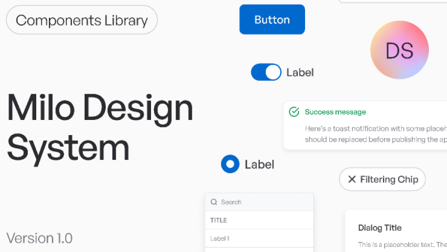 Milo Design System Figma Free Download