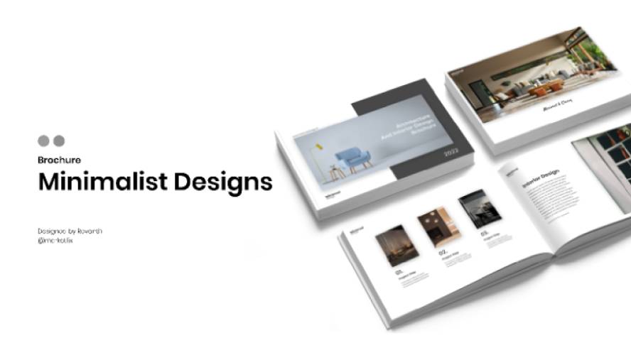 Minimalist Design Brochure Figma Template
