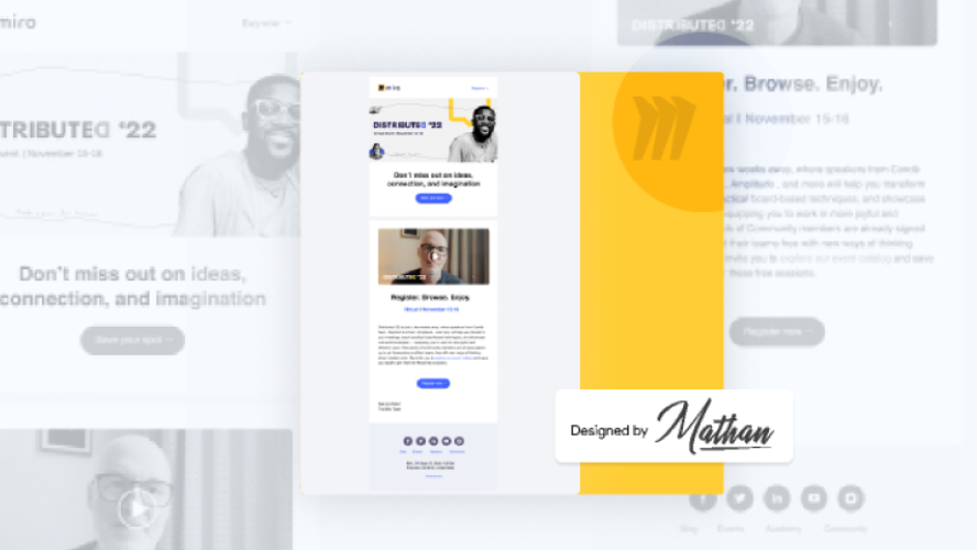 Miro Email template free download