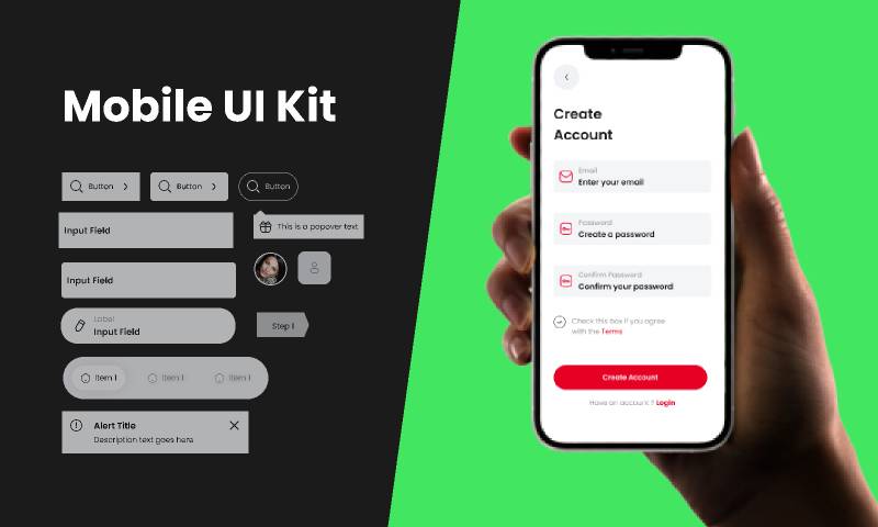 Figma Mobile UI Kit Open Source
