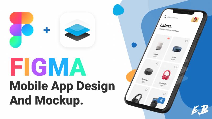 Mobile Shopping Mockup Figma Template