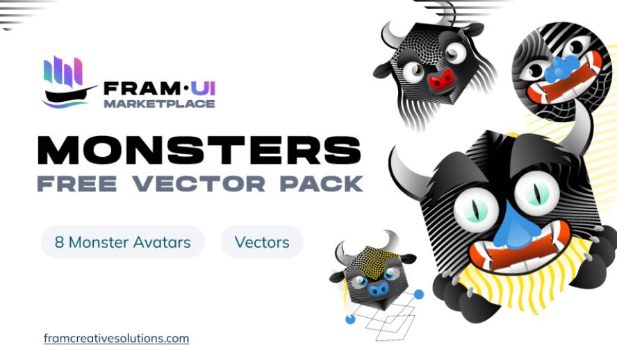 Monster Avatars Vectors Figma Free Download