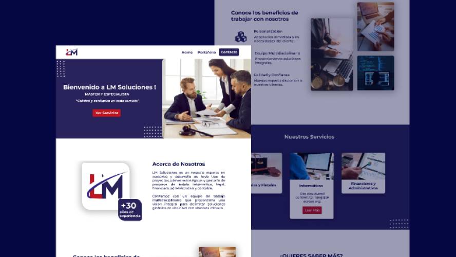 Msolutions Company Figma Website Template