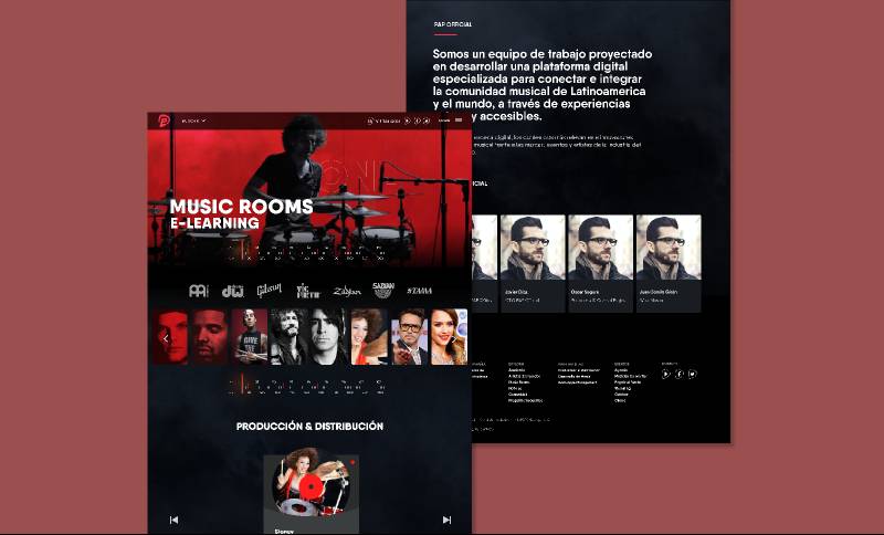 Music Academy Free Figma Website Template