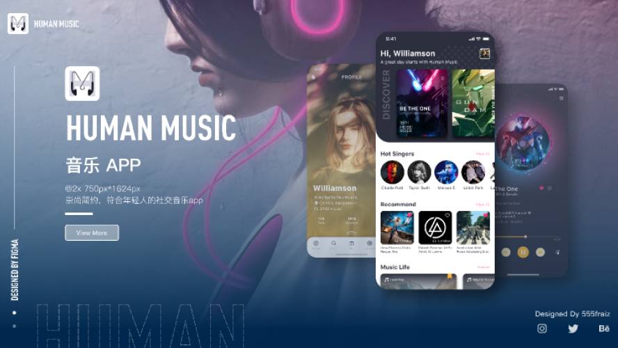 Music App Exercise figma free