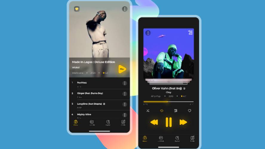 Music Streaming Player Figma App