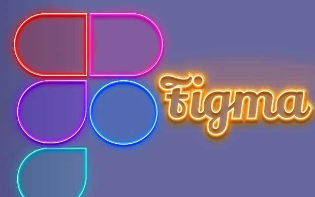 Neon Figma Logo Free