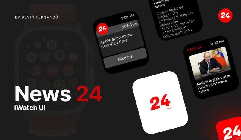 News Design for Iwatch