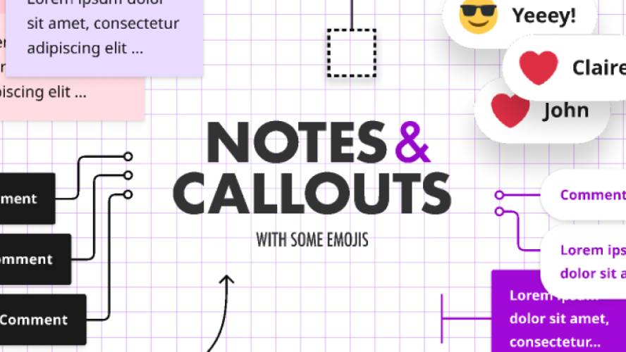 Notes & Callouts Figma UI Components