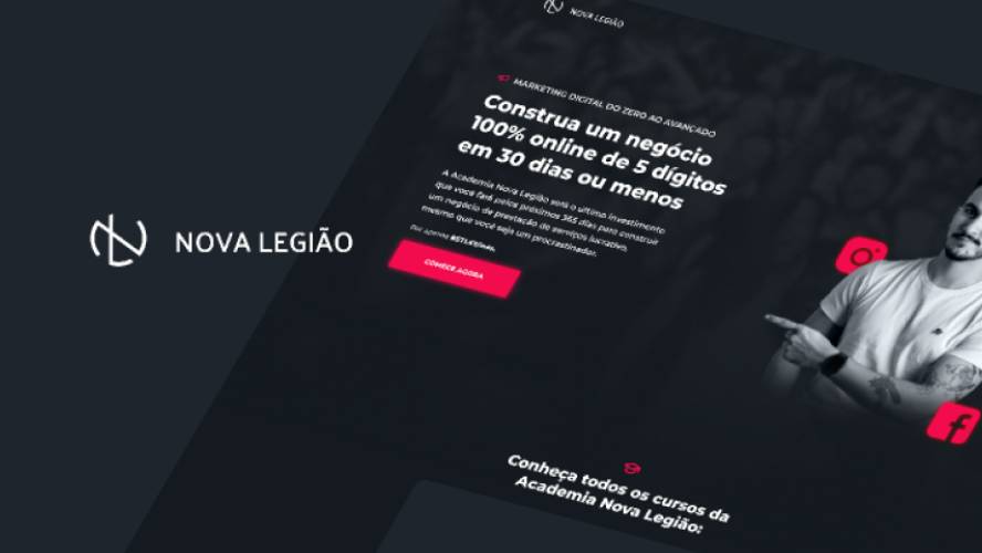 Nova Legião Redesign Figma Website Template