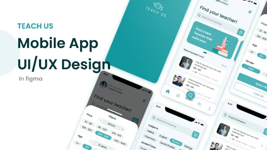 Online Learning App Design Free Figma Template