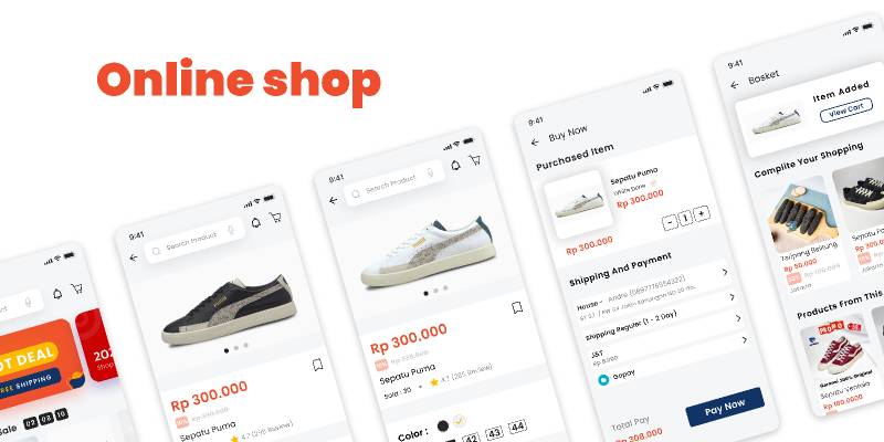 Online shop figma free | UI4Free