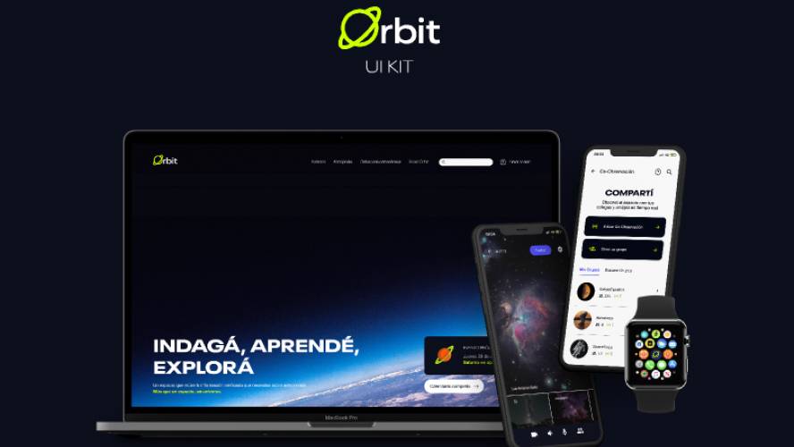 Orbit - UI Kit Figma design