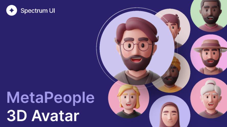 People 3D Avatar Figma Ui Kit
