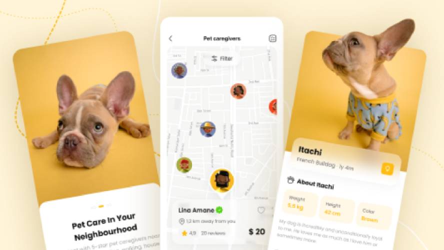 Pet Booking - Mobile App Figma Template