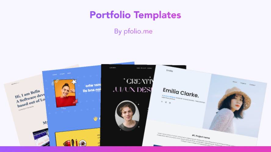 Pfolio portfolio community figma template