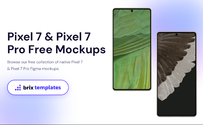 Pixel 7 Free Figma Mockups