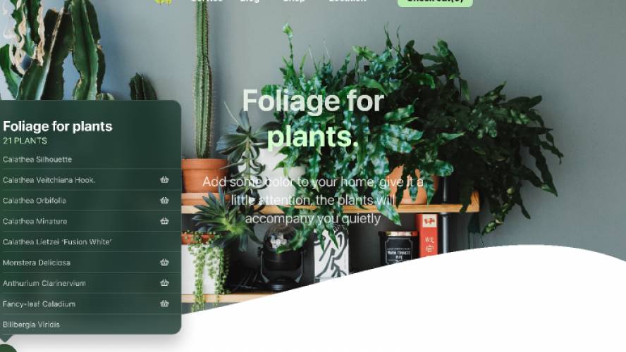 Plant Shop Figma