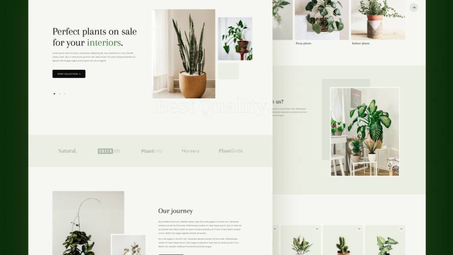 Plantly – Free Plant Shop Figma Template