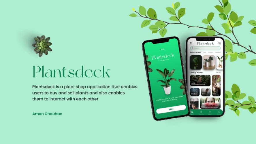 Plantsdeck Project Mobile App Figma Template