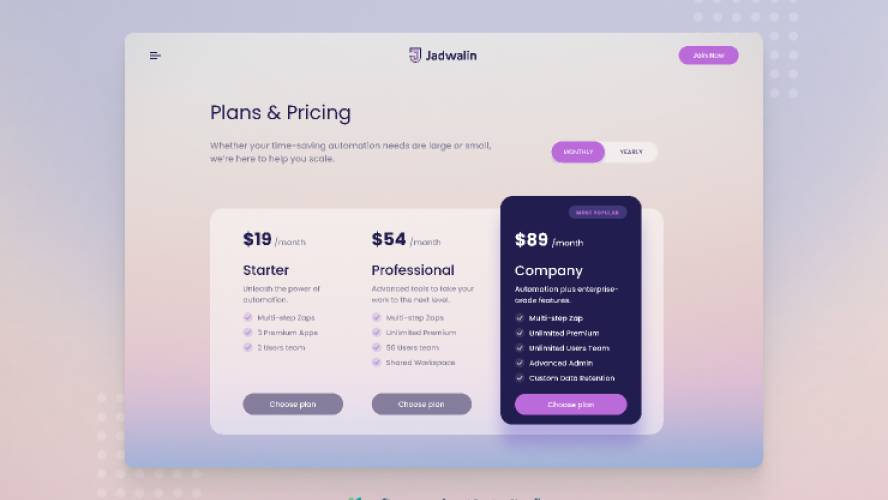 Pricing Page Figma Template