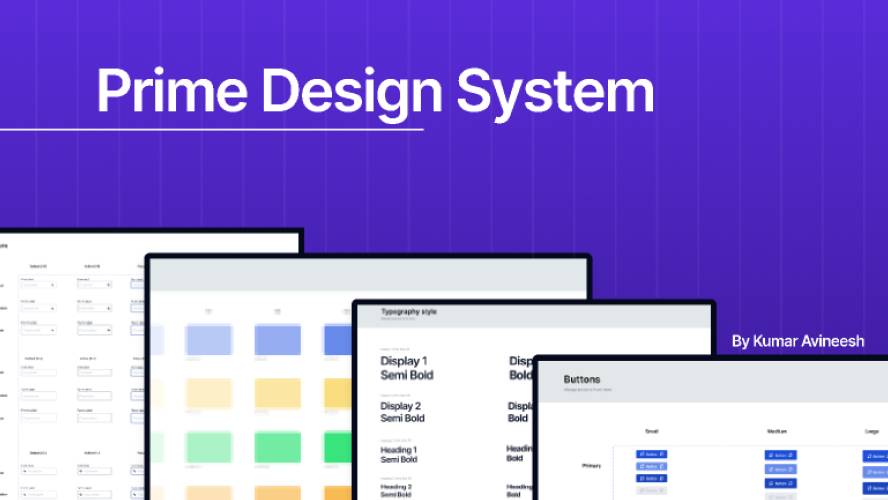 Prime Design system figma ui kit