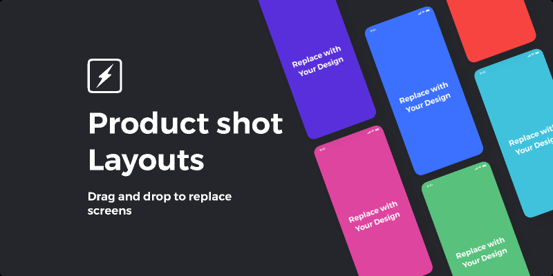 Product shot layouts mockup free download