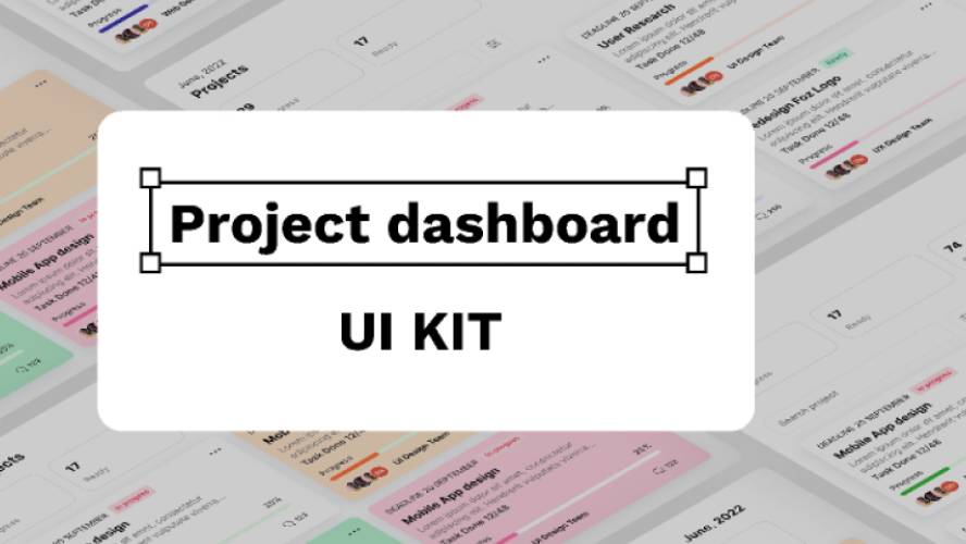 Project Dashboard UI Free Figma Resource