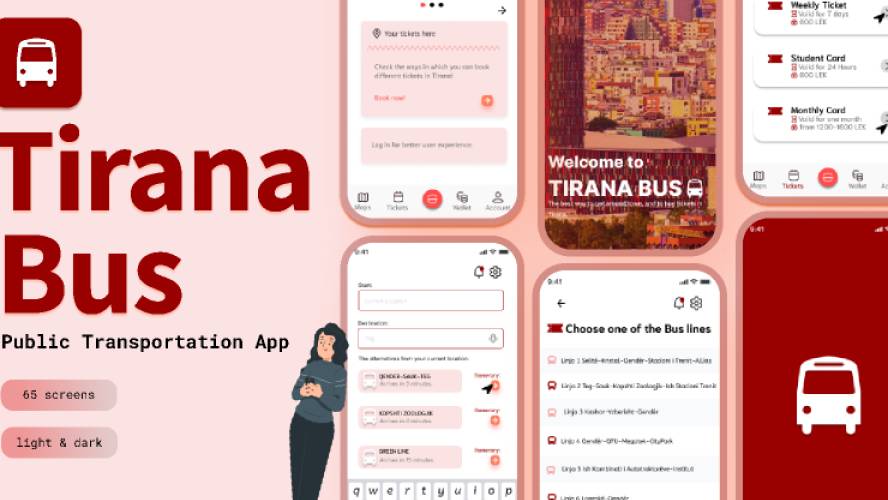 Public Transportation App Tirana