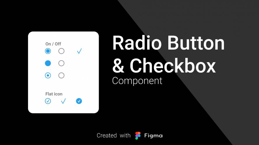 Radio Button & CheckBox Figma Template