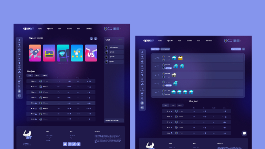 RBXBET Betting Game Figma Website Template