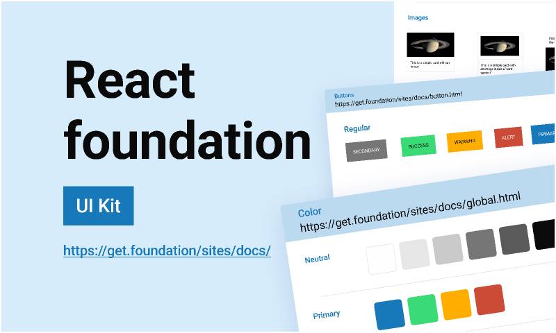 React Foundation - design system figma template