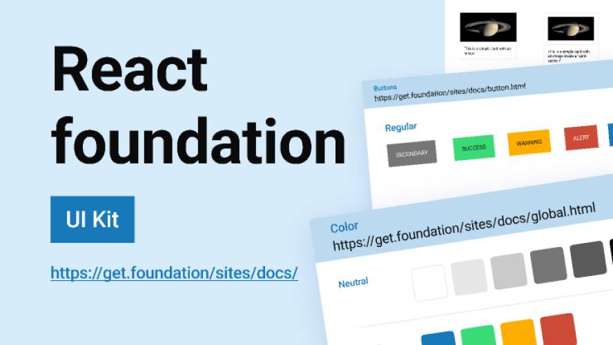React Foundation - design system figma template