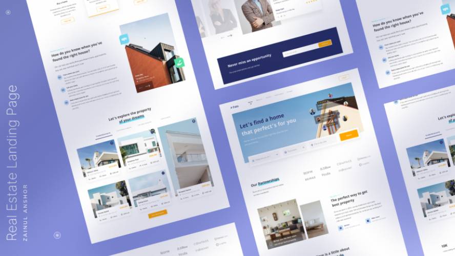 Real Estate Landing Page (Figma Template)