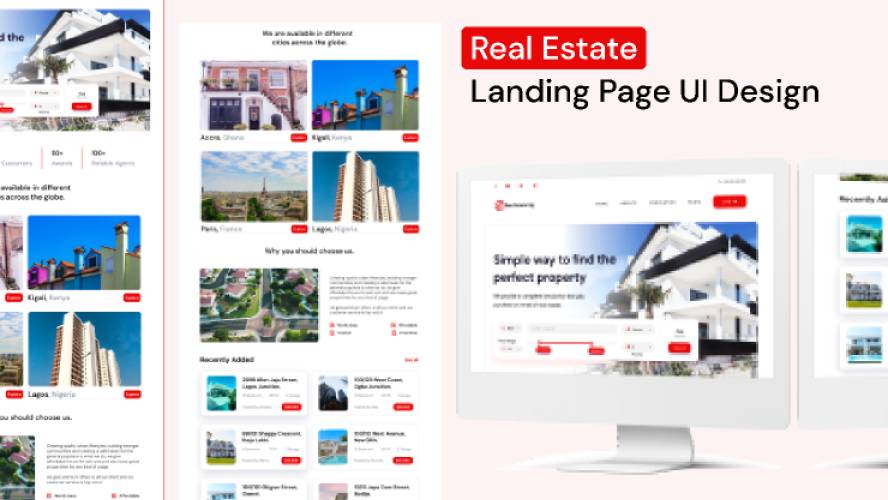 Real Estate Landing Webpage - Figma Landing Page