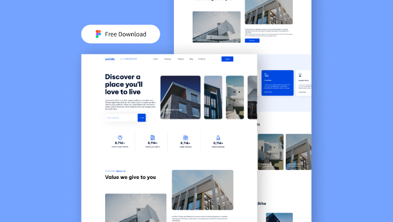Real State Website Template Free Download