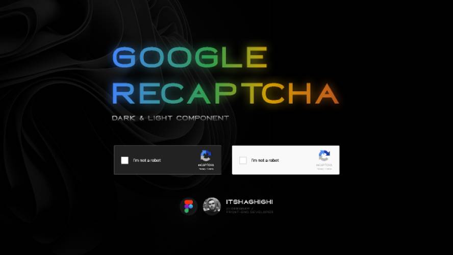 ReCaptcha (Dark & Light) Figma Element