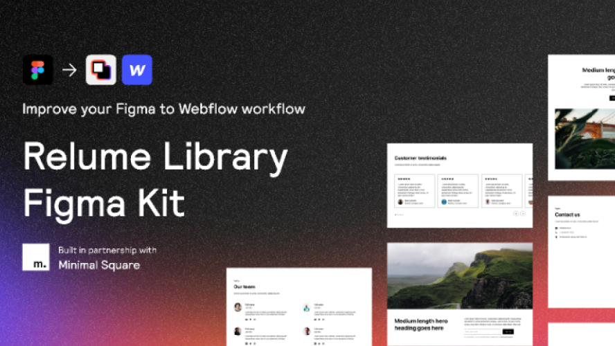 Relume Library Figma Kit (v1.6) Free Download