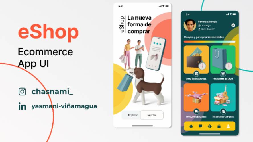 Restructured Ecommerce App - Free Figma Mobile Template